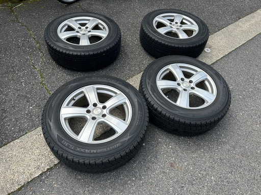 スタッドレスタイヤ、ホイール付きアルファード、ヴェルファイア、ヴァンガード、ハリアー等