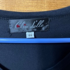 Clin d'elle 花柄 半袖チュニックワンピース　44の画像