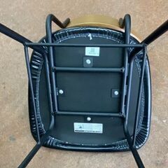 4脚セット　PUレザー　木目　事務椅子　会議　ダイニングチェア　在庫9脚有の画像