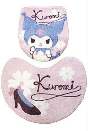 《新品》サンリオ クロミ トイレカバー＆マット 2点セット