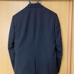 セレモニースーツ、礼服にも！阪急百貨店ドールオム　ビジネススーツA4ブラックSサイズ　超美品の画像