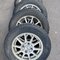 ダンロップ　スタッドレスタイヤ 145/80R13 ホイール付4...
