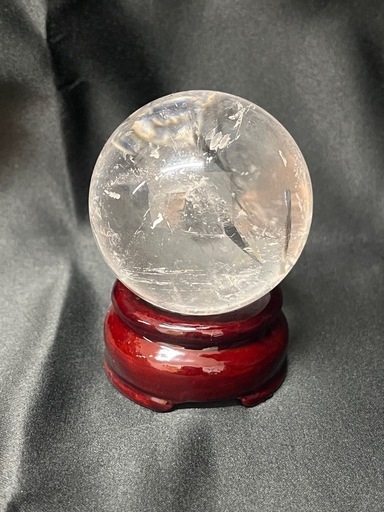 【最強力】水晶玉☆台座付き☆良縁☆金運アップ☆健康☆霊符☆魔除け