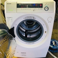 福岡市内配送設置無料 ES-H10B-WL ドラム式洗濯乾燥機 ホワイト系 [