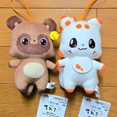 二尾の小狐　てnこ　ぽnきち　ぬいぐるみ　マスコット