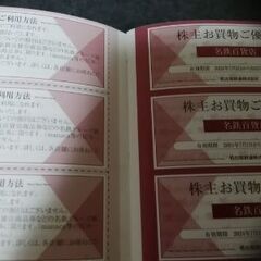 名鉄株主優待、各種“割引券”［無料券ではありません］の画像