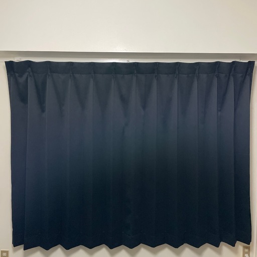 遮光カーテン 黒 片開きタイプ