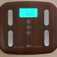 【購入者確定済み】体重計 体組成計 drtec製