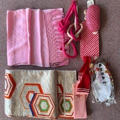 ★正絹・女児着物★7歳サイズ★七五三・お正月着物の画像