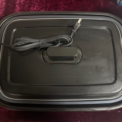 【未使用】網焼き風ホットプレート 3枚焼き シンプル 焼肉 たこ焼き