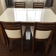 引き取り⚫︎横須賀⚫︎ ダイニングテーブル 中古】横須賀市のダイニングセットを格安/激安/無料であげます・譲り