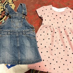 子供服 7点セット 90~110 女の子 秋冬服の画像
