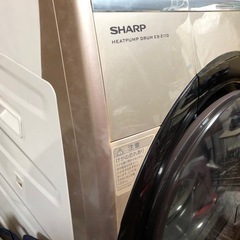 SHARP ドラム式洗濯機乾燥機9kgイオン機能