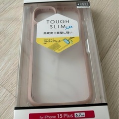 iPhone15Plusケース　ピンク
