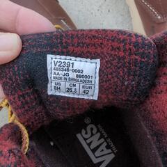 VANS  ハイカットスニーカー 26.5cmの画像