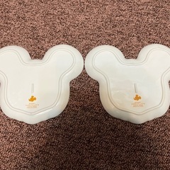 【未使用】ミッキーハロウィンパンプキンプレート皿×２枚の画像
