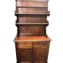 イギリス　アンティーク家具　キャビネット　カップボード