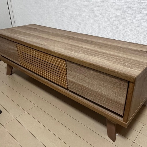 120cm　テレビボード　テレビ台　木製　オーク色