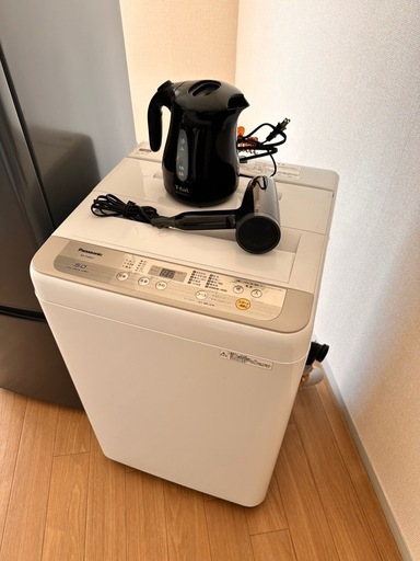 
新生活セット売り　冷蔵庫　洗濯機　ドライヤー　ケトル　電子レンジ　オーブントースター