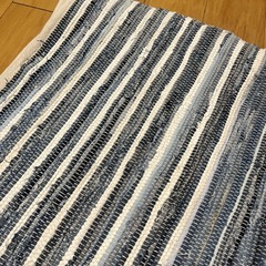 デニム　ラグの画像