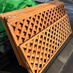 残り数枚☆現状品☆ラティスフェンス 