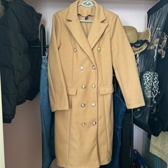 キャメル　ロングコート