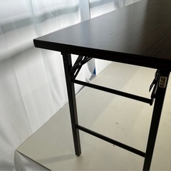 ⭐️フォローで5％off⭐️折りたたみテーブル　ブラウン　幅180㎝　会議用テーブルの画像