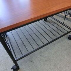 アイアン ハンガーラック 幅65奥行48高さ168 棚付き キャスター 衣類収納 棚付き ワードローブ 収納家具 ハンガーポール アンティーク調 レトロ フレンチ 札幌 西野店の画像