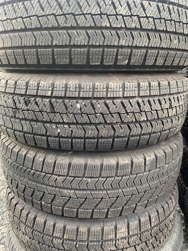冬中古タイヤ組み換え無料155/65R14