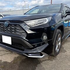 R3年式　RAV4ハイブリッドG　4WD　モデリスタエアロ　ナビ