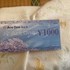 エースワン千円商品券