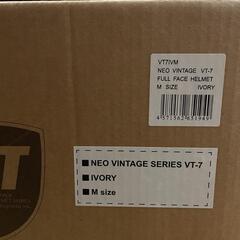 NEO VINTAGE レトロ族へルタイプ フルフェイス SG規格品[アイボリークリアシールド Mサイズ の画像