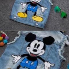 mickey⭐︎デニムベスト⭐︎韓国kids服