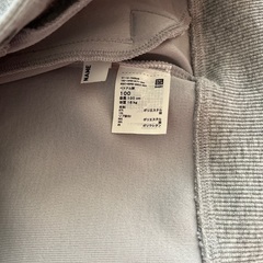 グレー白上着　100cm お値下げしましたの画像