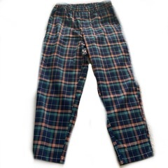 チェック　パンツ