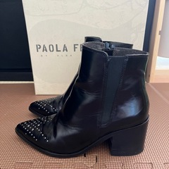 ローズバッド ブーツPAOLA FERRI サイドゴア36 23.0cmの画像
