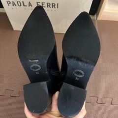 ローズバッド ブーツPAOLA FERRI サイドゴア36 23.0cmの画像