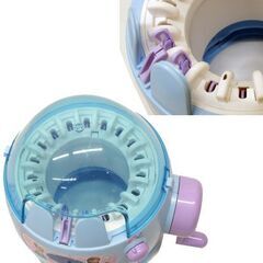 タカラトミー あむあむたまごポンポン アナと雪の女王　作り方説明書有 子ども用編み機 輪編み 平編み みつあみマフラー まほうステッキ アナ雪　おもちゃ　☆ PayPay(ペイペイ)決済可能 ☆ 札幌市 豊平区 平岸 平岸店の画像