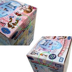 タカラトミー あむあむたまごポンポン アナと雪の女王　作り方説明書有 子ども用編み機 輪編み 平編み みつあみマフラー まほうステッキ アナ雪　おもちゃ　☆ PayPay(ペイペイ)決済可能 ☆ 札幌市 豊平区 平岸 平岸店の画像