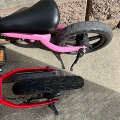 変身バイク　キックバイク　の画像