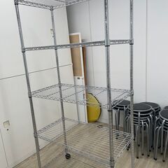 【無人引取】⑪スチール棚・ アイリスオーヤマ メタルシェルフ 