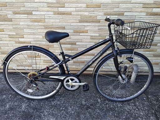 中古自転車 6段変速 27インチ LEDオートライト 軽整備済み 防犯登録対応 町田市 相模原市 MM519