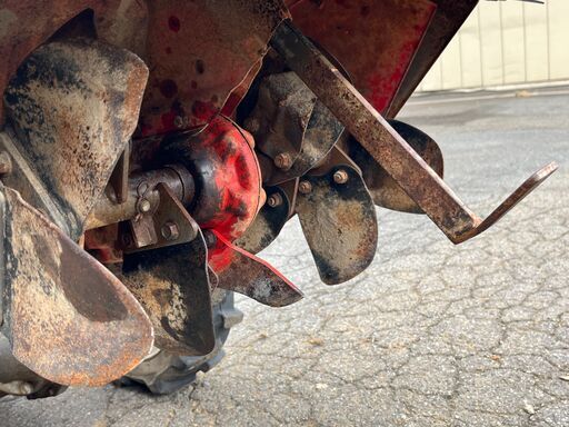 軽トラ貸し出しOK 初期不良安心対応 整備済 ロータ正逆転 デフ付 6馬力 共立 耕運機 KR50A かるわざ 前2/後1速 アタッチメントステー付