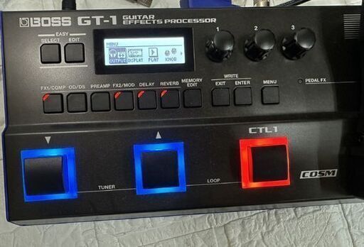動作OK 使用感少なめ BOSS GT-1 マルチエフェクター 電源アダプタ付き 箱付 ボス ギター用  札幌市白石区 白石店 