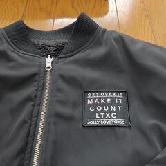 ラブトキシック(Lovetoxic)リバーシブルボアブルゾン 150の画像