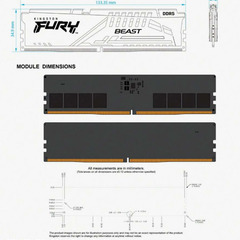 [新品] KINGSTON RAM FURY Beast DDR5 32GB 6000MHz の画像