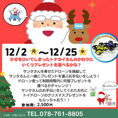 【ドローンと一緒に】サンタさんのおてつだい【クリスマス】