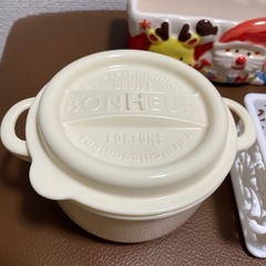 調味料トレイ　小物入れ　丸型蓋付きタッパーの画像