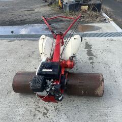 【福岡県みやま市】訳あり　管理機　鎮圧　麦踏みローラー　ガソリン　GB221　【管理番号　管理機003】の画像