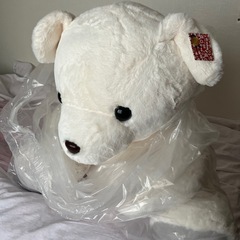白くま大のぬいぐるみの画像